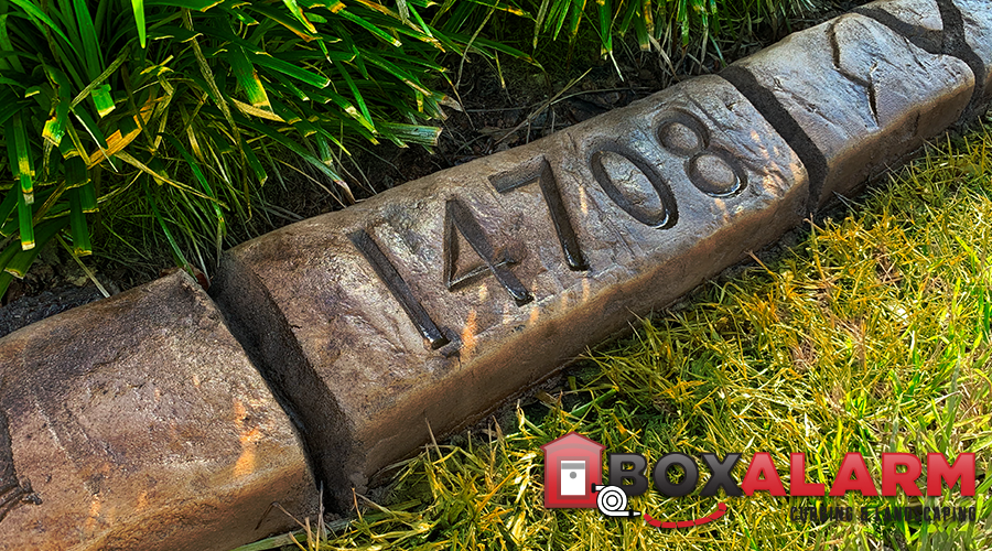 Tangier Slate with Address Stamping